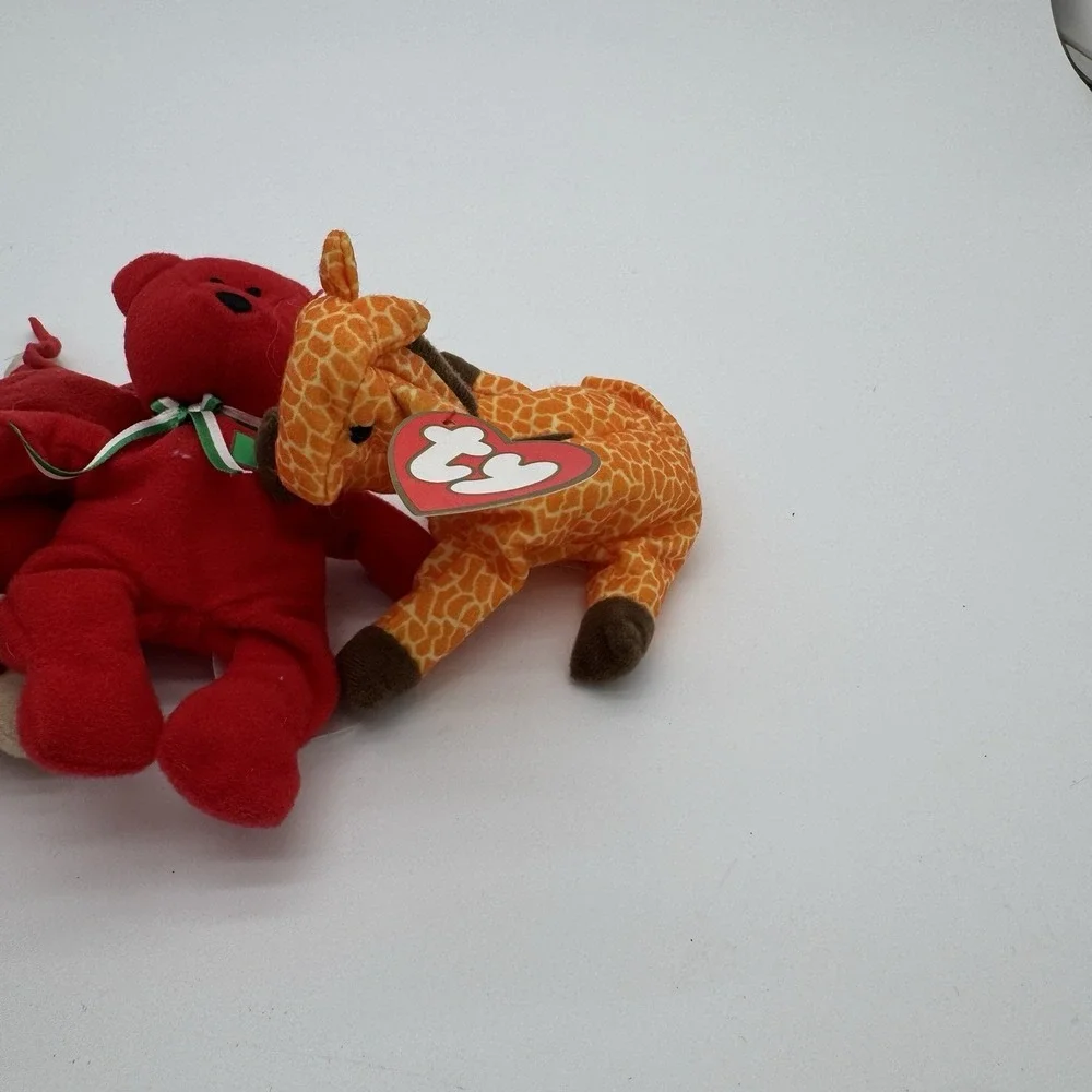 Ty‎ Beanie Babies Teenie Lot Freckles Snort Osito Twigs McDonalds 1995–1999 VTG